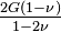 \tfrac {
2G (1-\nu)}
{
1-2\nu}