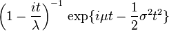 \left (1 - \frac {
ĝi}
{
\lambda}
\right)^ {
- 1}
'\' 