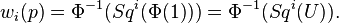 w_i (p) = \Phi^ {
- 1}
(Sq^i (\Phi (1))) = \Phi^ {
- 1}
(Sq^i (U)).
'\' 