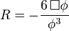 R = \frac {
6 '\' 