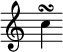 { 
  \override Score.TimeSignature #'stencil = ##f 
  \cadenzaOn 
  \relative c'' {
    c4\turn
  }
}