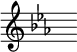 { \omit Score.TimeSignature \key c \minor s^"" }