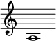 
\language "italiano"

\layout {
  indent = 0 \mm
  short-indent = 0 \mm
  line-width = #20
  \context {
    \Score
    \omit TimeSignature
    \omit BarLine
    \omit BarNumber
  }
}

\relative do' {
  \key do \major
  \clef treble
  la1
}
