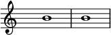 
    { \hide Staff.TimeSignature
\set Staff.midiInstrument = #"grand piano"
    b'1
\set Staff.midiInstrument = #"violin"
 b'1
}
