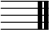 { \omit Score.Clef \omit Score.TimeSignature \relative c'' { s1 \bar ".." }  }