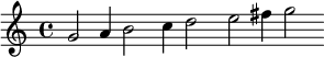 \ relativa c '{\ anular Staff.BarLine #' plantilla = ## f {g'2 a4 b2 c4 d2 e fis4 g2}}