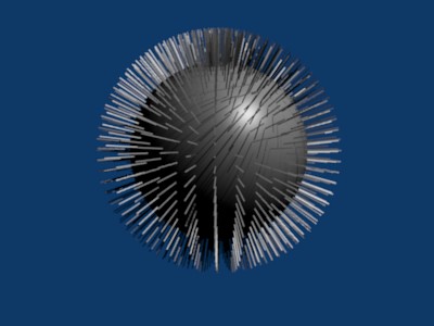 Blender Dokumentation/ Tutorials/ Partikel/ Partikel-Haare (v2.41) –  Wikibooks, Sammlung freier Lehr-, Sach- und Fachbücher