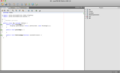 aussehen der Entwicklungsumgebung in Mac OS X