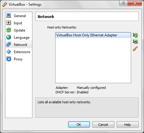 Network adapter preferences