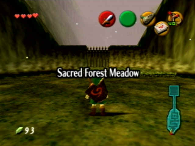 Link in The Lost Woods - The Legend of Zelda: Ocarina of Time