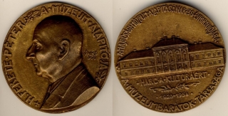 Fájl:Solymári Walkó László (1909-1984), H.Fekete Péter a Hajdúsági Múzeum alapítója ö.br. érem 86 mm.jpg