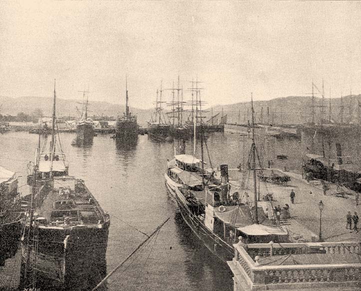 Fájl:Fiume, a nagy-kikötő az Adamich mólóval, 1897.jpg