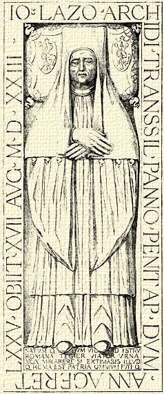 Lazó János erdélyi főesperes, apostoli penitentiarius, 1523.jpg