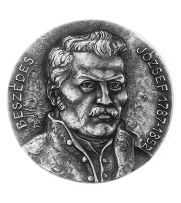 Fájl:Lajos József, Beszédes József vízmérnök, 1993, bronz, átm. 13 cm.jpg