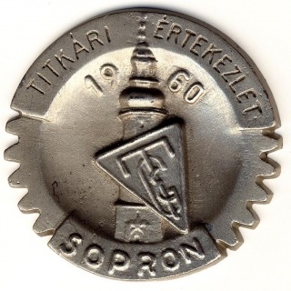 Fájl:Renner Kálmán, Gépipari Tudományos Egyesület-Titkári Értekezlet Sopron 1960. eo.ö.ólom plakett 89,5X91 mm..jpg