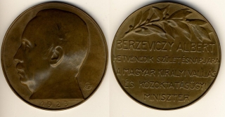 Fájl:Szentgyörgyi István (1881-1938), Berzeviczy Albert ö.br. érem 96 mm.jpg