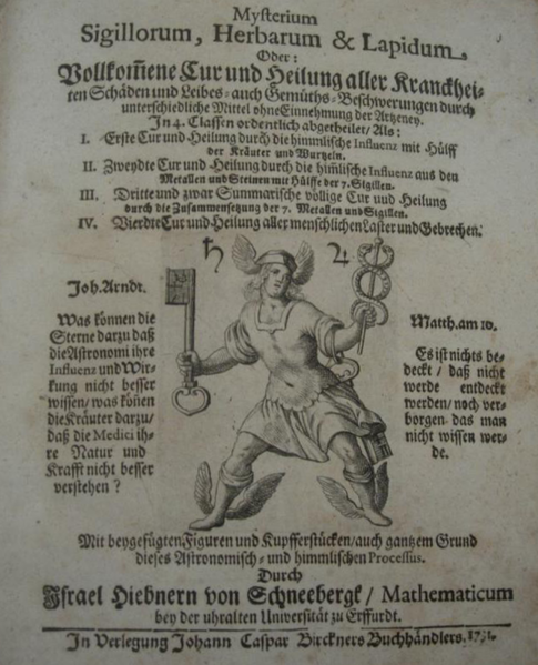 Fájl:Hiebner von Schneeberg, Mysterium Sigillorum, Herbarum et Lapidum. Erfurt, 1731.PNG