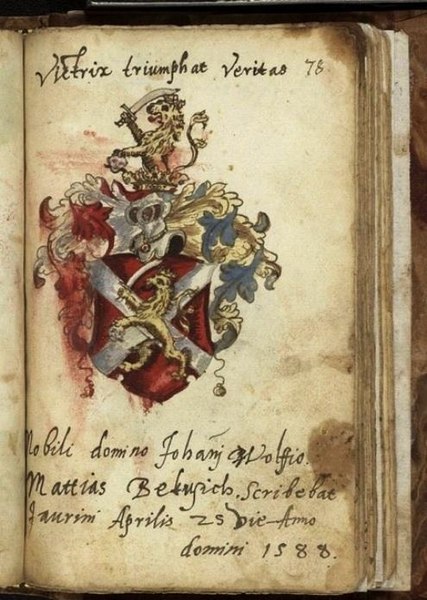 Fájl:Bekusich Mátyás címere, 1588.jpg