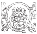 A selmecbányai Kopogtató épületén lévő bányatársládai címer (1681)[16]
