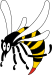(méhek) darázs