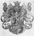 A XVI. században címeres nemes levelet nyert a család. Nagy Iván erről így ír: „1593-ban nemes Medveczky János és neje Somogyi Kata, és leányaik Anna és Borbála czímeres nemes levelet nyertek Rudolf királytól, mely kelt Prágában febr. 1-én; ez oklevélben ily czímer adatott: az 1. és 4-ik osztály arany udvarában elvágott fekete sas-fejek kinyujtott nyelvvel láthatók; a 2. és 3-ik osztály kék udvarában hármas zöld hegyen három fehér rózsa virúl. E czímert jelenleg a Medveczky család nem használja,…”