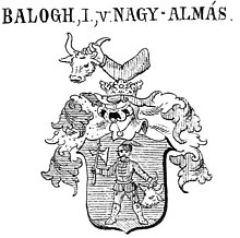 Nagyalmási Balogh címer 1607, Siebmacher.jpg