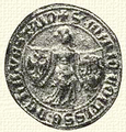 Kotromanics Mária, gróf Helfenstein Ulrikné (1339 k.-1403) pecsétje