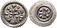 II. Géza (1141-1162) ezüst denára, CNH. I. 92.jpg