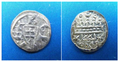 III. Béla ezüst dénára, elő- és hátlap