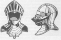Az angol és olasz címertan heraldikai sisakjai