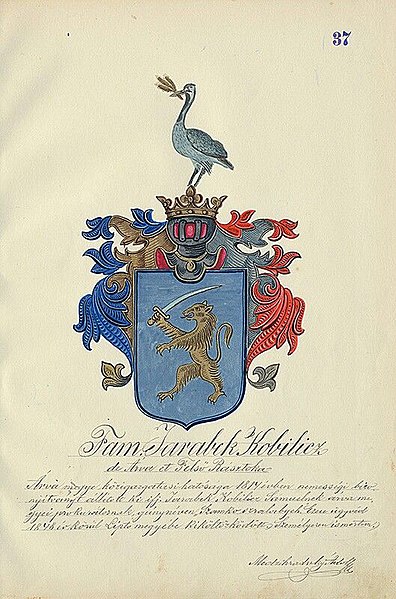 Fájl:Jarabek Kobilicz címer, 1910.jpg