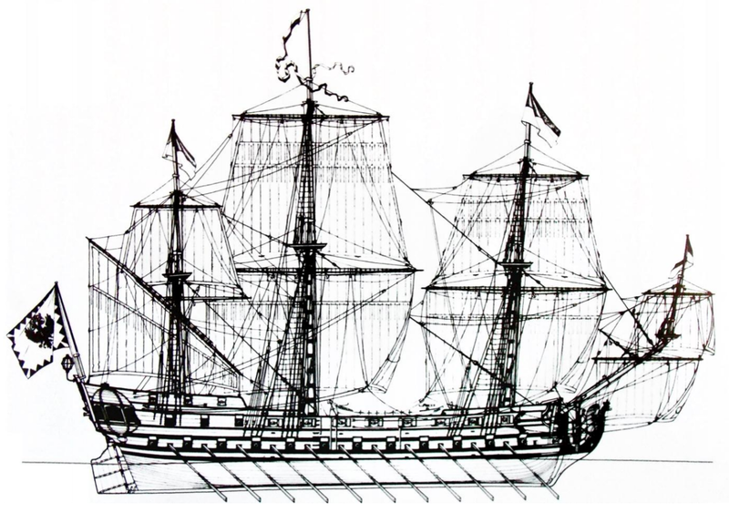 Fájl:A SANKT LEOPOLDUS Duna-fregatt 1716-ból.png