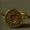 Hammer Vilmos pannonhalmi apát (1333-1354) pecsétgyűrűje
