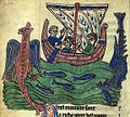 Sárkányhal egy angol bestiáriumból (1300 k.)