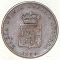 Párma, Piacenza, Guastalla hercegség, Mária Lujza pénze, 1830