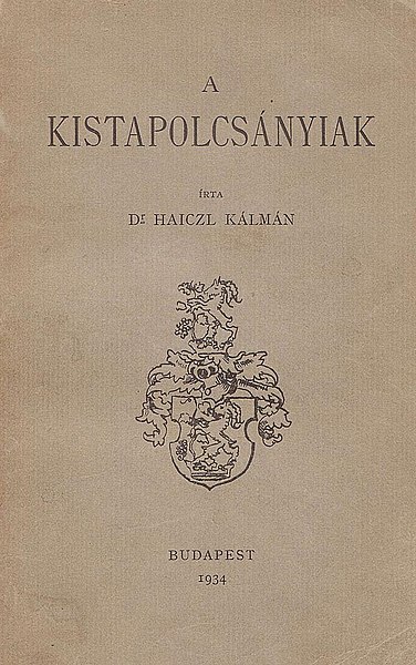 Fájl:HAICZL KÁLMÁN, A Kistapolcsányiak, 1934.jpg