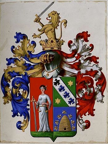 Alsódiósi Belicza címer, 1913.jpg