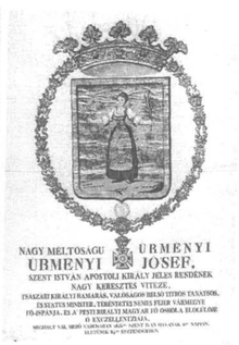 ÜRMÉNYI ÜRMÉNYI JÓZSEF (1741-1825) halotti címere.png