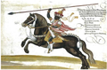 Az 1557-es prágai huszártorna mór lovasának kosztüme