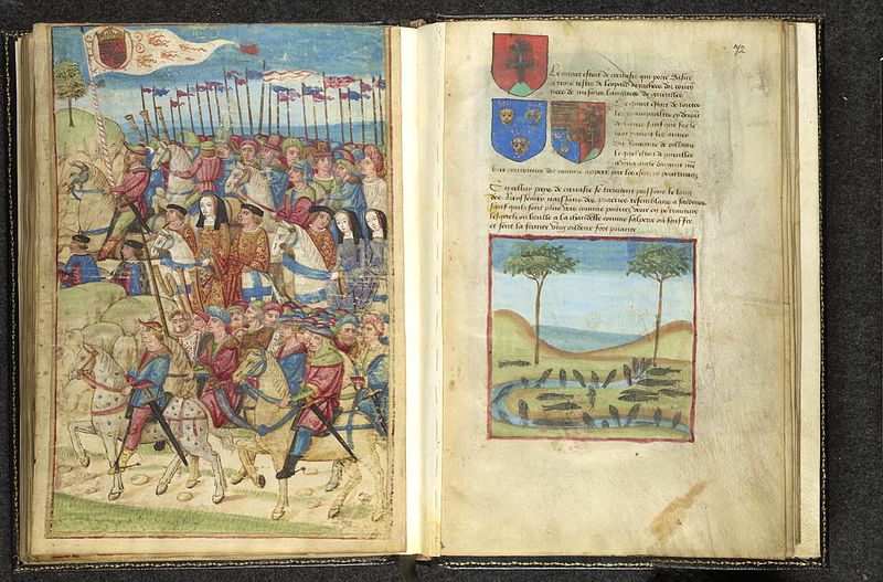 Fájl:Candalei Anna királyné megérkezése Magyarországra, 1502, Pierre Choque.jpg