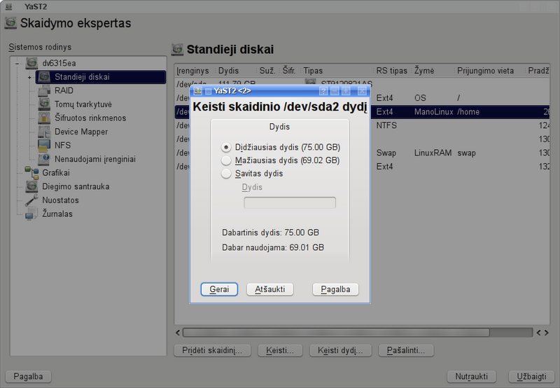 Vaizdas:OpenSUSE 112 YaST skaidymas - 2 skaidinio dydis.png