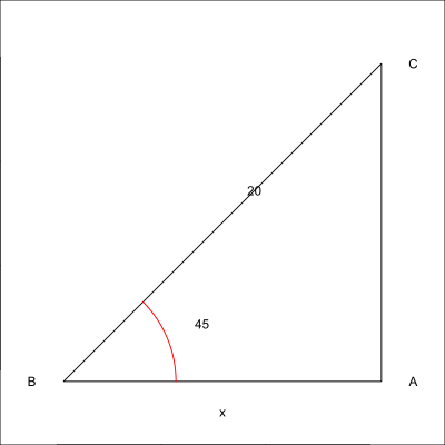 Matemática elementar/Trigonometria/Trigonometria do Triângulo  Retângulo/Exercícios - Wikilivros