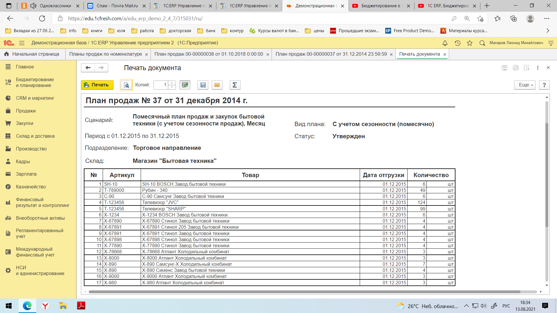 1c erp себестоимость. Производственное планирование в 1с ERP 2.5.