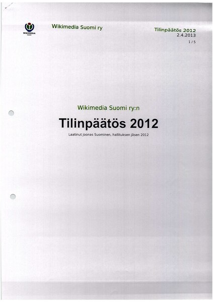 Tiedosto:Wikimedia Suomi Tilinpäätös 2012.pdf