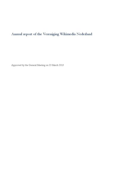 Bestand:Annual report WMNL 2012 english (1).pdf