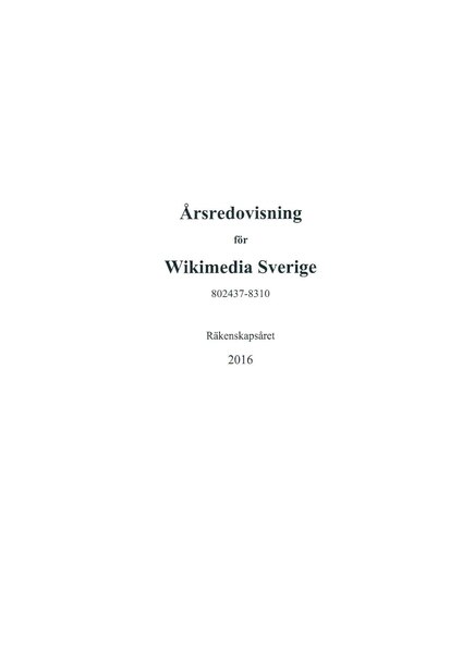 Fil:Årsredovisning 2016, Wikimedia Sverige.pdf