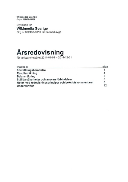 Fil:Årsredovisning 2014 Wikimedia Sverige.pdf