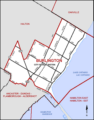 Burlington Ontario Map