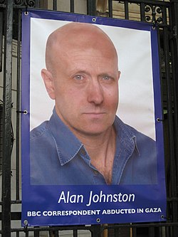 Free Alan Johnston poster