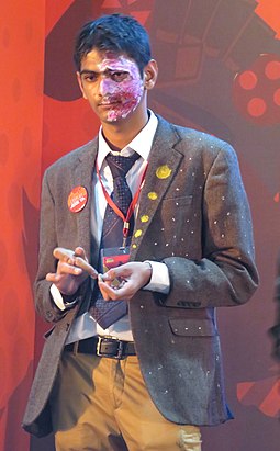 Cosplayer as Two-face, from Gotham city. Image: Agastya.